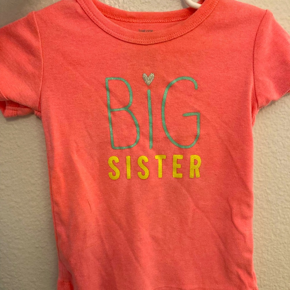 Big sister t-shirt 2T